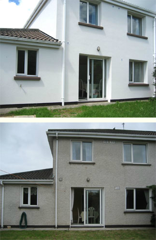 before and after insulation photo